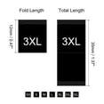 thumbnail image 2 of Clothing Sewing Size Label, XS/S/M/L/XL/XXL/3XL Embroidered Label Black for Clothes Garment, Pack of 350, 2 of 6