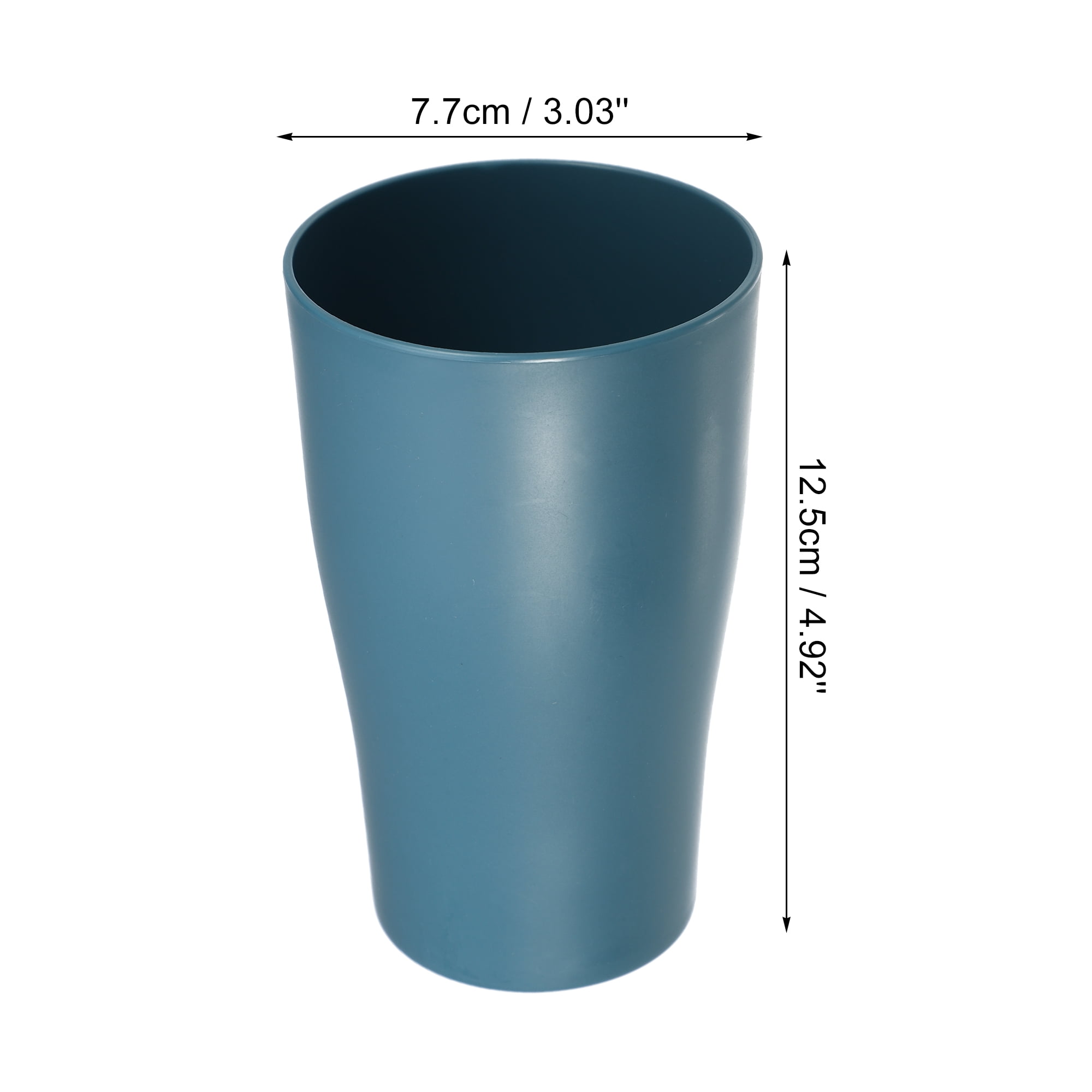 Unique Bargains 2pcs Bathroom Toothbrush Tumblers PP Cups for Bathroom 4.92''x3.03'' Blue