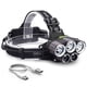 thumbnail image 1 of lámpara de Cabeza USB recargable, Lámparas Frontal impermeable para Campismo, Senderismo, Ciclismo, Pesca, Correr ShuxiuWang  1327537097143, 1 of 5