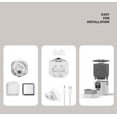 thumbnail image 2 of 6L Smart Automatic Pet Feeder Button Control without WiFi and Quantified Cat and Dog Food Dispenser, 2 of 4