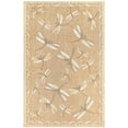 thumbnail image 1 of Trans-Ocean Imports CRE69844022 Tapis Intérieur & Extérieur Liora Manne Carmel Libellule, Sable Foncé - 6 Pi. 6 Po. x 9 Pi. 4 Po., 1 of 1