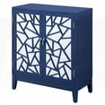 thumbnail image 4 of Breckenridge Blue 2-door Console Table - Store Essentials Neatly with Magnetic Closures, 4 of 6