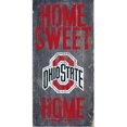 thumbnail image 1 of Ohio State Buckeyes Wood Sign - Home Sweet Home 6"x12", 1 of 2