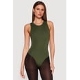 thumbnail image 2 of Women's Scoop Neck Racerback Bodysuit, 2 of 4