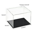 thumbnail image 2 of Uxcell Acrylic Clear Display Case Box Dustproof Protection Showcase Cube Collectibles Show Box 7.9x5.9x5.9inch, 2 of 6