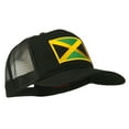 thumbnail image 5 of Jamaica Flag Patched Mesh Cap - Black OSFM, 5 of 5
