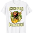 thumbnail image 1 of Funny Monkey Chimpanzini Bananini Italiano Brainrot Meme Camiseta, 1 of 2