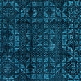 thumbnail image 1 of Ahgly Company Indoor Square Abstract Light Blue Modern Area Rugs, 4' Square, 1 of 4