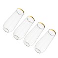 thumbnail image 1 of Golden Plastic Cup for Home Use with Smooth Touch and Simple Design Fits Wine or Beverages 4 Pieces, 1 of 4