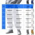 thumbnail image 3 of Baggy Sweatpants Men Wide Leg Straight Cinch Bottom Pants Elastic Waist Athletic Joggers With Pockets Sweat Pant, 3 of 9