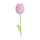 thumbnail image 3 of Flor artificial Soledad Tulipán de ganchillo para decoración de boda, 3 of 9