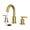 Brushed Gold-Modern, variant on 4 Inch Centerset Bathroom Faucet Classic Brushed Gold 2 Handle 2 Hole Vanity Faucet