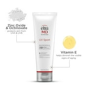 EltaMD UV Sport Sunscreen Lotion SPF 50 - Face Sunscreen SPF 50, Body, Water & Sweat Resistant, Oil-Free Zinc Oxide Formula, Size: 3 Ounce (Pack of 1)