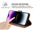 thumbnail image 4 of ZZXX Leather Wallet Phone Case For iPhone 15 Pro Max 14 13 Mini 12 11 XS XR X SE 2022 8 7 6 6s Plus Flip Card Slot Holder Cover, 4 of 7