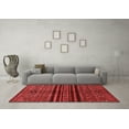 thumbnail image 3 of Ahgly Company Indoor Rectangle Abstract Red Modern Area Rugs, 3' x 5', 3 of 4