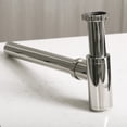 thumbnail image 3 of DAX Brass Sink P Trap, Chrome, 3 of 5