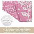 thumbnail image 5 of Gifts for Her, Anniversary Birthday Gifts for Girlfriend, Wife, Romantic Pink Blanket with Rose Print, I Love You Gifts for Her, Wedding, Valentines Day Gift, Soft Throw Blanket 50” x 60”, 5 of 5