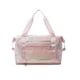 thumbnail image 1 of Bolsa de deporte para gimnasio, bolsa de lona de viaje, bolsa para zapatos, bolsa de noche portátil plegable multiusos, bolso de mano para Fitness, Rosa claro shamjiam Bolsa de lona de viaje, 1 of 8