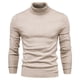 thumbnail image 4 of Minnieouse Suéter de algodón para hombre, reemplazo de Color sólido, informal, de manga larga, de punto, térmico, cálido, para mantener el calor, ropa, Camisetas METRO Minnieouse AP016225-04, 4 of 6