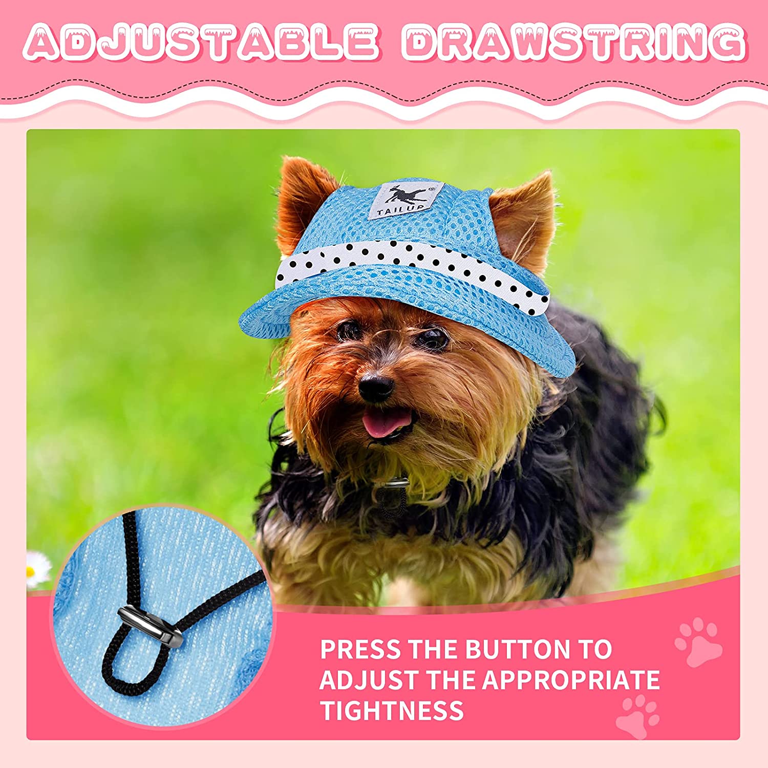 Pet Hat Porous Dog Visor Hat Pet