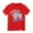 Red, variant on Easter T Shirt for Toddler Kids Eggs Hunt Bunny Outfit Digging Tractor Print Short Sleeve Crew Neck Soft Black 3 Years-4 Years