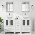 thumbnail image 2 of Eclife 60" Double Sink Bathroom Vanity with Ceramic Sink, 2 of 9