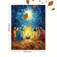 thumbnail image 3 of Qisvanset 12x16 Inch Nativity Scene Canvas Wall Art, Holy Family Wise Men Religious Holiday Home Decor, 3 of 8