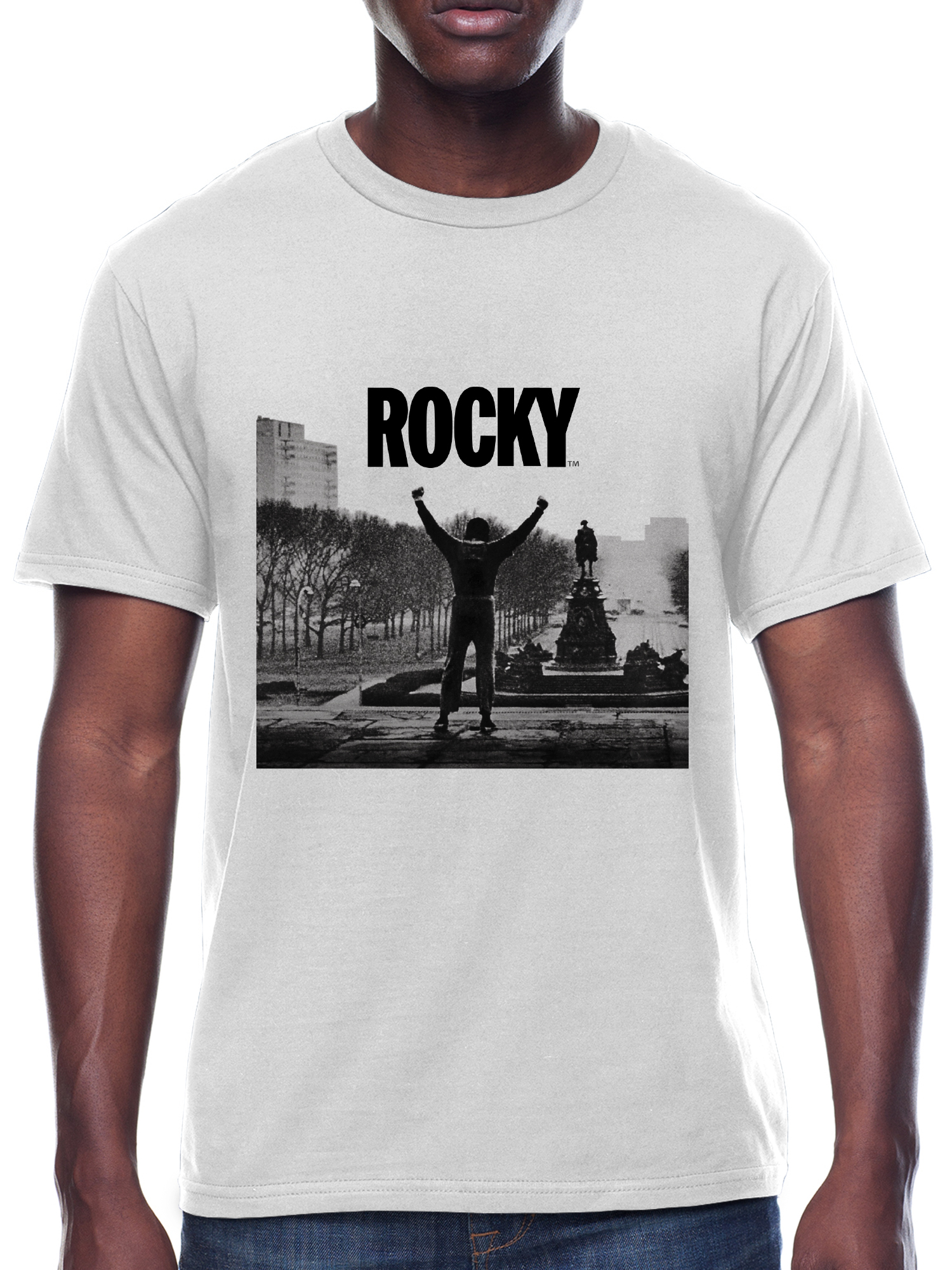 Rocky, Men's & Big Men's Graphic Crew Neck T-Shirt, Stairs, Sizes S-3XL