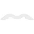 thumbnail image 2 of Ekena Millwork 36"W x 13 1/2"H x 1"P (9/12) Pitch Midway Architectural Grade PVC Gable Pediment, 2 of 5