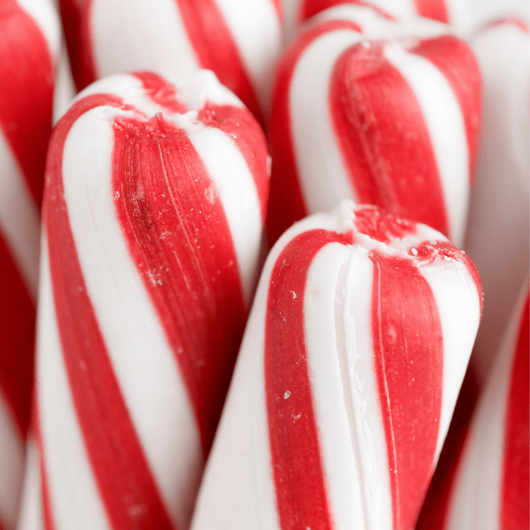  Brach's Bobs Red & White Mint Canes, Christmas Candy