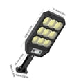 thumbnail image 3 of Fiudx Luces Solares de Seguridad, Reflector Led Superbrillante con Sensor de Movimiento, Iluminación Exterior de Bajo Consumo, Control Remoto con 3 Modos, Diseño Impermeable, para Jardín, Patio, Fáci, 3 of 6