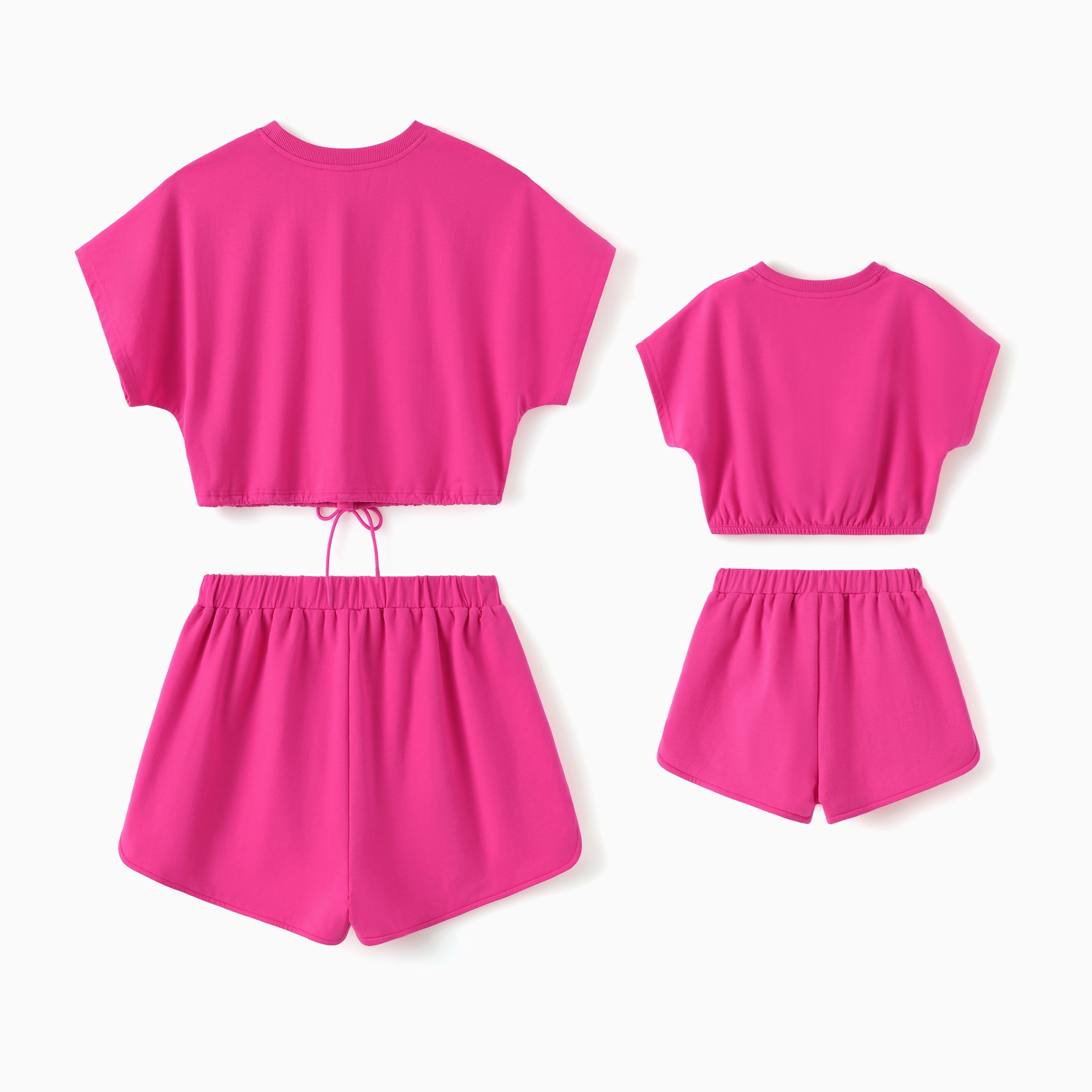 Barbie Womens Loungewear Drawstring Waist Graphic T-Shirt and Shorts Set Pink Comfortable Womens Summer Outfits Sizes S-XL