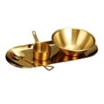 thumbnail image 2 of Siruishop Ice Bowl Cooking Bowl Dessert Spoon Rice Bowl for Party Dining Table Kitchen Gold, 2 of 8