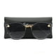 thumbnail image 3 of Gafas de sol redondas con forma de abeja para hombre y mujer, lentes de sol de marca de lujo con gradiente, estilo Retro, espejo, UV400, 3 of 5