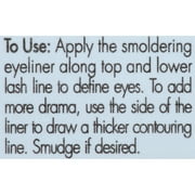(2 pack) L'Oreal Paris Voluminous Smoldering Eyeliner with Custom Sharpener, Black