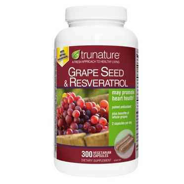 trunature Grapeseed with Resveratrol, 300 Capsules