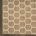 thumbnail image 5 of Nourison Reversible Indoor Outdoor Geometric Natural 5' x 7'Area Rug (5x7), 5 of 10
