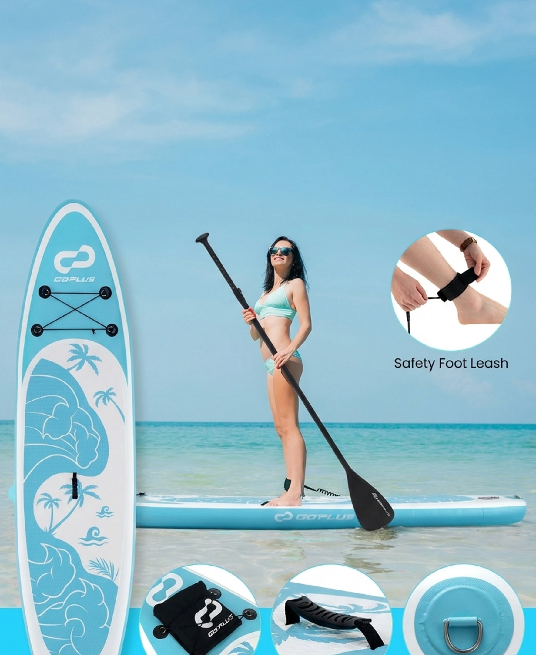 Airfind Inflatable Stand Up Paddle Board 10/11 Ft with SUP Kit-L