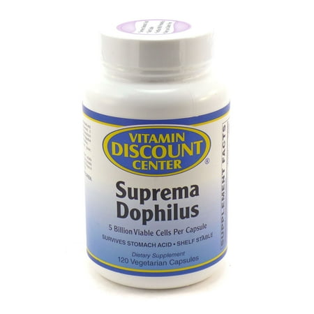 Probiotic Blend - Suprema Dophilus Probiotic Blend by Vitamin Discount Center - 120 Capsules