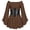 Brown-B, variant on Pirate Dress Tween Bell Sleeves Medieval Dress with Corset Belt A Line Pirate Costume Tween Girls
