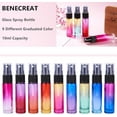 thumbnail image 5 of 1 Set 9 Packs 10ml Rainbow Color Glass Spray Bottle Refillable Fine Mist Spray Bottle for Perfume Essential Oil, 5 of 7