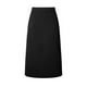 thumbnail image 1 of Falda de tubo para mujer Faldas midi de trabajo con espalda dividida de cintura alta Negro L, 1 of 5
