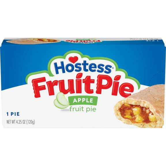 Hostess Fruit Pies with Apple Flavored Filling, 4.25 oz Box (1 Count)