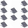 thumbnail image 1 of AmPm 10 Pcs Metal Magnetic Clips, Refrigerator Square Magnetic Metal Clamp for Home Office School, 1 of 8