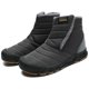 thumbnail image 5 of Botas de nieve antideslizantes para hombre, zapatos de seguridad cálidos deportivos informales, cómodos, punta redonda, calzado acolchado, Invierno, 5 of 5