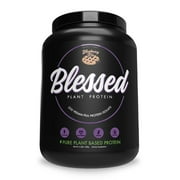 Blessed Vegan Protein Powder - Plant Based Protein Powder Meal Replacement Protein Shake, 23g of Pea Protein Powder, Dairy Free, Gluten Free, Soy Free, No Sugar Added, 30 Servings (Vanilla Chai)