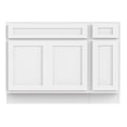 thumbnail image 5 of 42 in. W x 21 in. D x 32.5 in. H Bath Vanity Cabinet without Top in White, 5 of 5