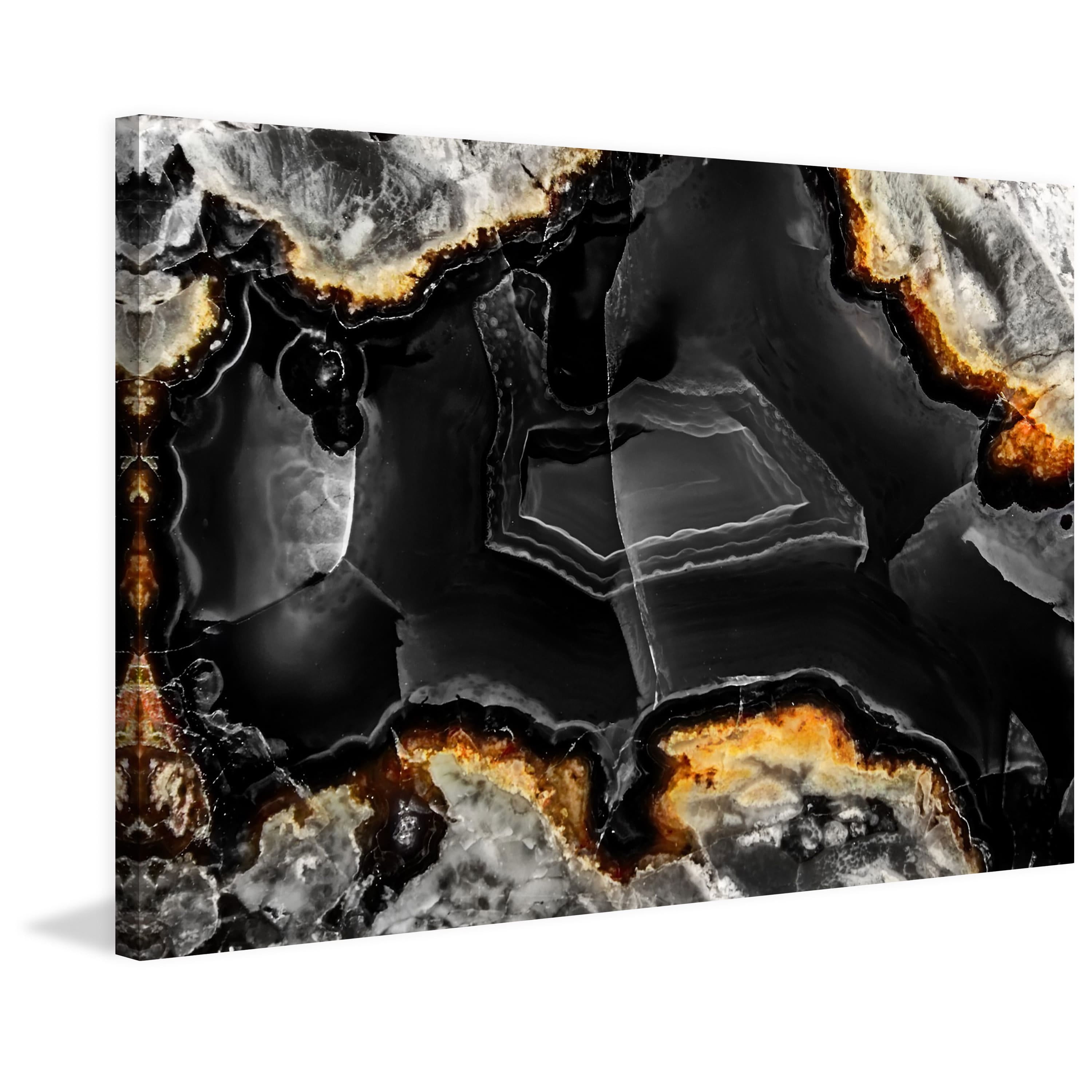 Marmont Hill "Black Core" Painting Print on Wrapped Canvas