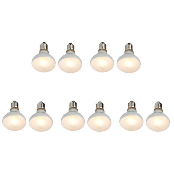 10 Pack Reptile Uvb Uva Heat Lamp Bulb for Reptiles Truly Sun-Like Bright Heat for Reptiles, Amphibian (100 W)