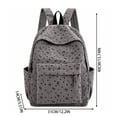thumbnail image 3 of WAYUTE Kids Backpack Lightweight Corduroy School Backpack for Fall Winter Comfortable Shoulder Laptop Compatible Tote Bookbag Casual Outdoor Travel, 3 of 4
